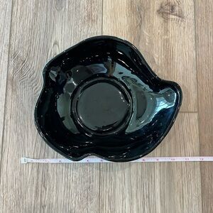 Black Ceramic Bowl
